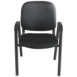 Realspace® Stacking Guest Office Chair, Black