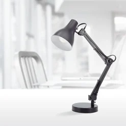 Realspace⢠Trazio LED Architect Task Lamp, 22"H, Black
