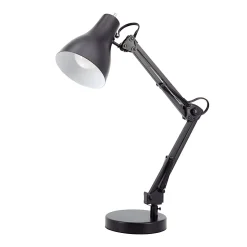 Realspace™ Trazio LED Architect Task Lamp, 22"H, Black