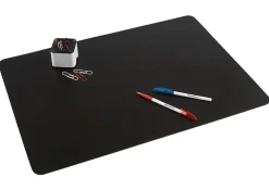 Realspace® Ultra-Smooth Writing Surface With Antimicrobial Protection, 17" H x 24" W, Black