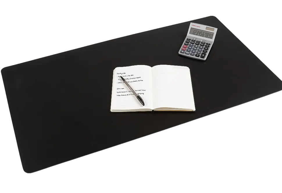 Realspace® Ultra-Smooth Writing Surface With Antimicrobial Protection, 19 3/10" H X 35 2/5" W , Black
