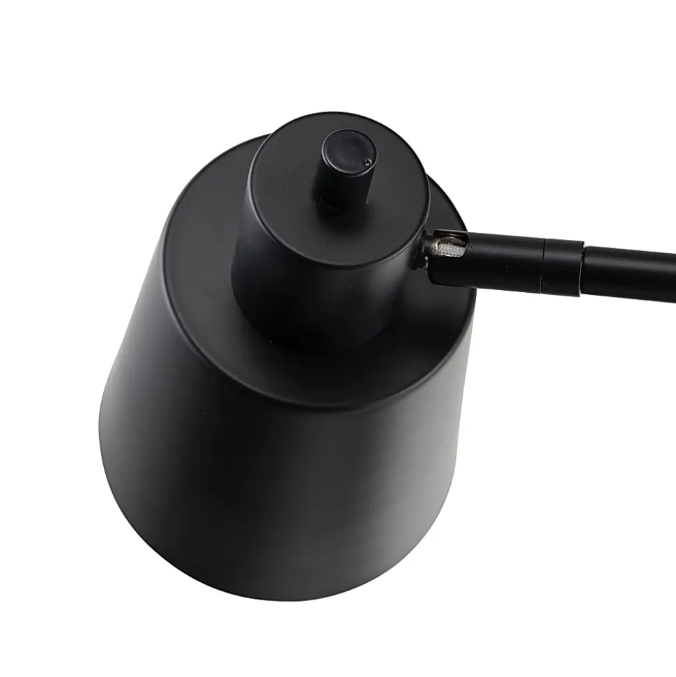Realspace™ Vaylen Desk Lamp, 18"H, Black