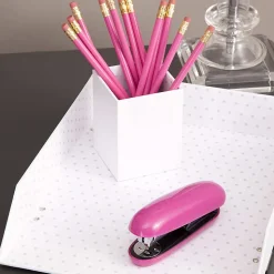 Realspace® White Dot Stacking Letter Tray