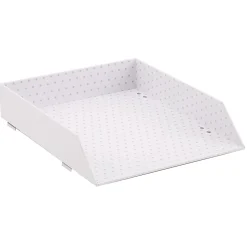 Realspace® White Dot Stacking Letter Tray