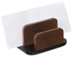 Realspace® Wood/Metal Letter Sorter, 4