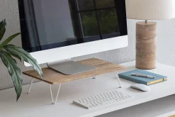 Realspace® Wood Monitor Stand, 4-3/4