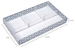 Realspace® Zora Acrylic Desktop Organizer Tray, 1-1/4