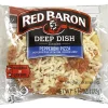 Red Baron Deep Dish Pizza Singles Variety Pack, 4-Cheese/Pepperoni, 70.56-Oz, Box Of 12
