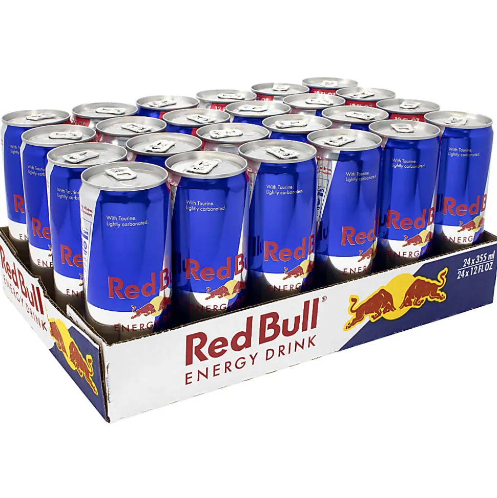 Red Bull Original Energy Drinks, 12 Oz, Pack Of 24 Cans