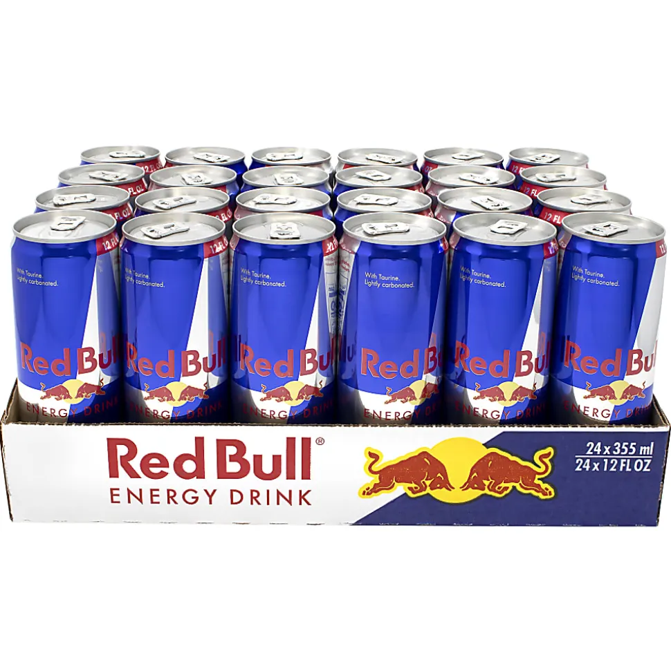 Red Bull Original Energy Drinks, 12 Oz, Pack Of 24 Cans