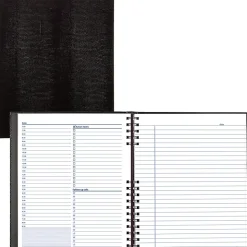 Rediform College Rule NotePro Organizer, 11" x 8 1/2", Black
