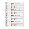 Rediform Money Receipt Book - 300 Sheet(s) - Wire Bound - 2 Part - Carbonless Copy - 7 5/8"x11" Sheet Size - 8L810