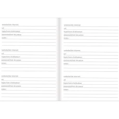 Rediform® Password Notebook, 64 Pages, Black