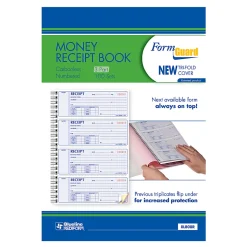 Rediform® Prestige Money Receipt Book, 3 Part Carbonless, 7 5/8
