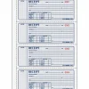 Rediform 3-pt Carbonless Money Receipt Book - 100 Sheet(s) - Book Bound - 3 Part - Carbonless Copy - 7"x2 3/4" Sheet Size - 8L808