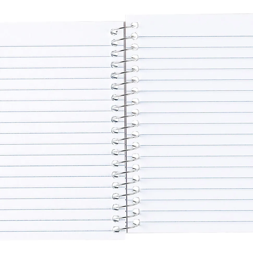 Rediform® Spiralbound Bright Memo Notebook, 3" x 5", 60 Sheets, Assorted Colors