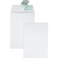 Redi-Strip #1 Catalog Envelope, Self-Adhesive, White, Box Of 100