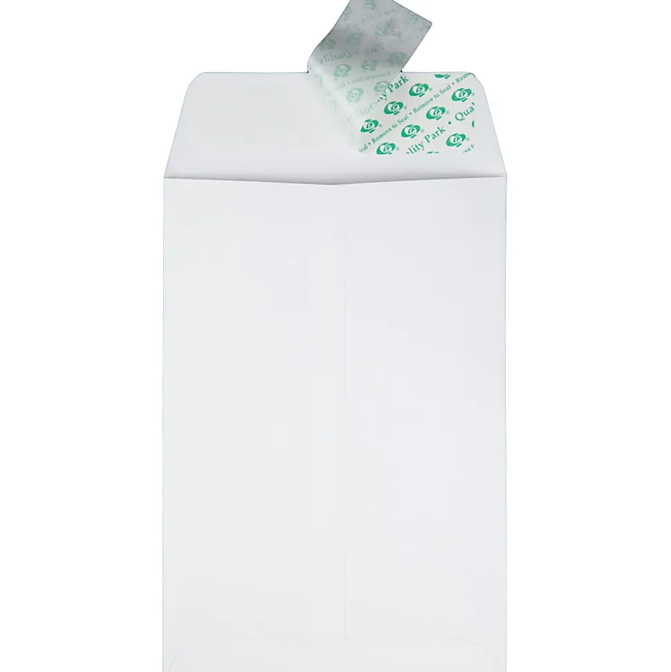 Redi-Strip #1 Catalog Envelope, Self-Adhesive, White, Box Of 100