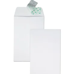 Redi-Strip #1 Catalog Envelope, Self-Adhesive, White, Box Of 100