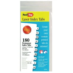 Redi-Tag® Laser Index Tabs, 7/16