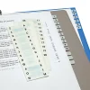 Redi-Tag® Permanent Index Tabs, Alphabetical A-Z, Side, White, 4 Sets, Pack Of 104 Tabs