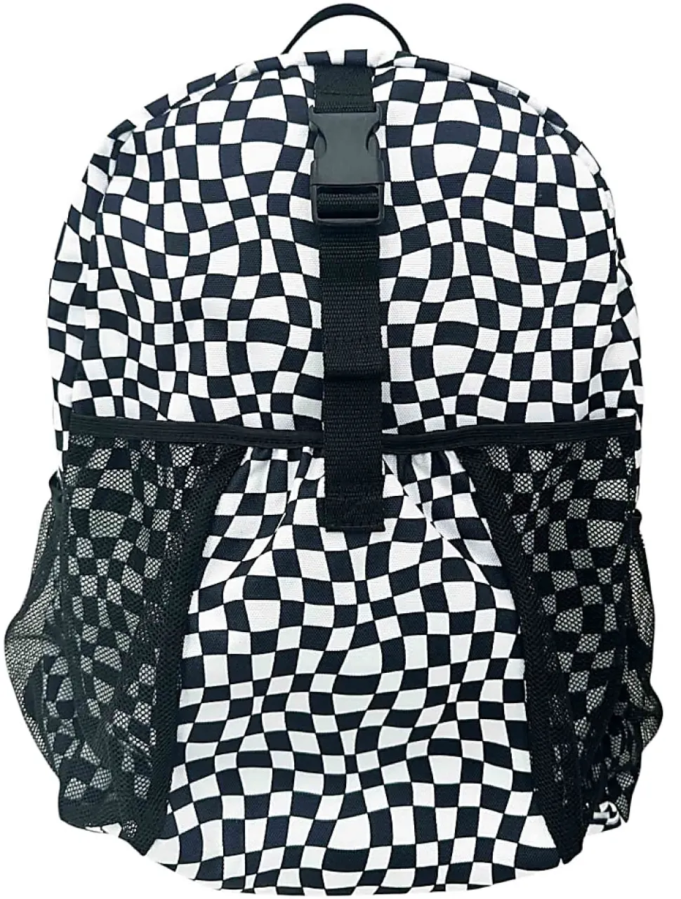 RED.STONE 2-Piece Backpack/Lunch Bag Set With Laptop/Tablet Pocket, White/Black Checks