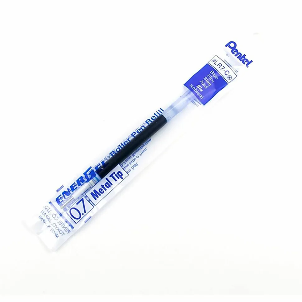 Refill for Pentel EnerGel Retractable Liquid Gel Pens, Medium, Blue Ink