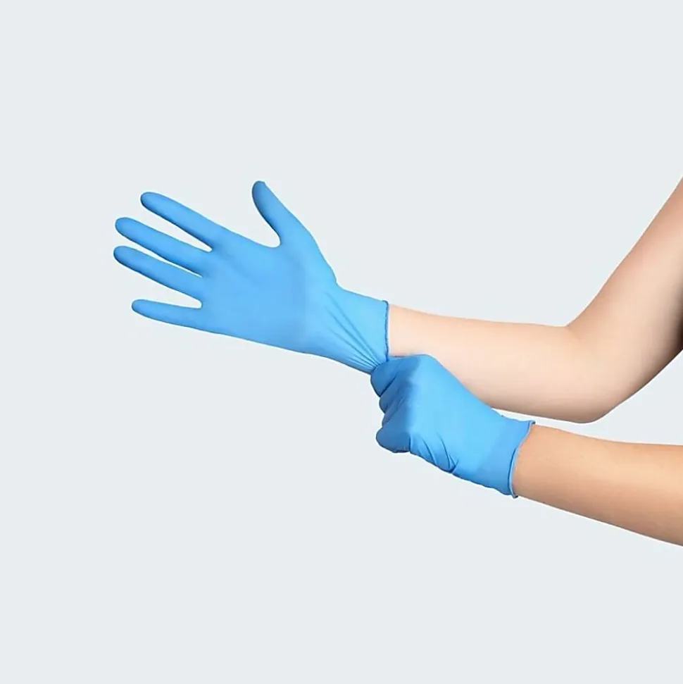 Remcoda Extra-Strength Nitrile Gloves - 4 mil Thickness - Chemical Protection - X-Large Size - - NIT103XL