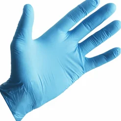 Remcoda Nitrile Exam Gloves - 5 mil Thickness - Medium Size - Nitrile - Blue - Comfortable - For Laboratory, Medical, Examination - 100 / Box