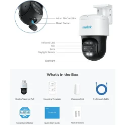 Reolink PoE 4K Dual-Lens Dual-Tracking Camera, White