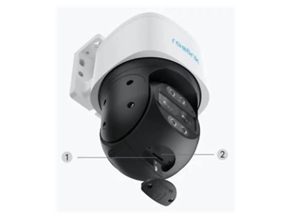 Reolink PoE 4K Dual-Lens Dual-Tracking Camera, White