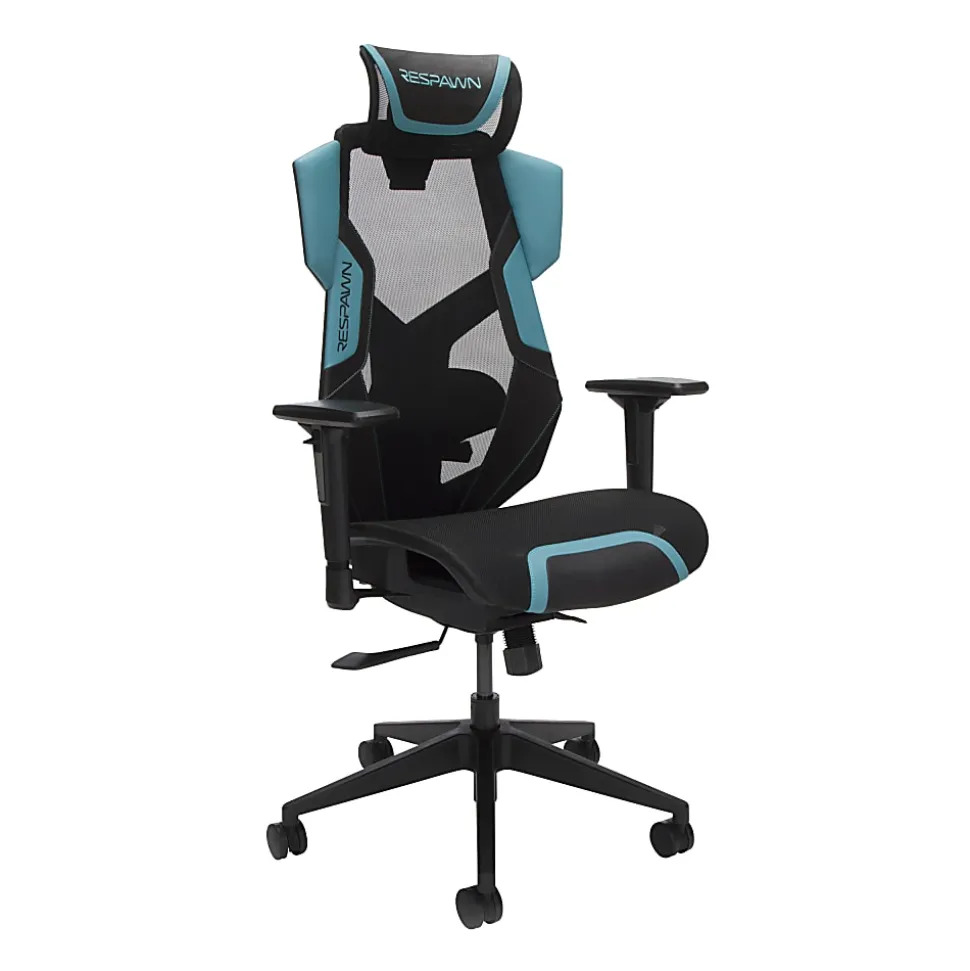 RESPAWN FLEXX Mesh Gaming Chair With Lumbar Support, Teal, RSPPRMB03TEL