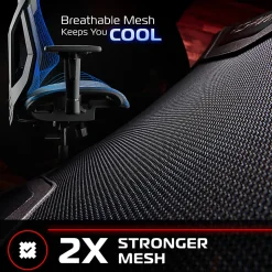 RESPAWN FLEXX Mesh Gaming Chair With Lumbar Support, Teal, RSPPRMB03TEL