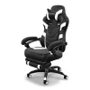 RESPAWN 110 Pro Gaming Chair, With Footrest & Headrest Pillow, White, RSP110V2WHT