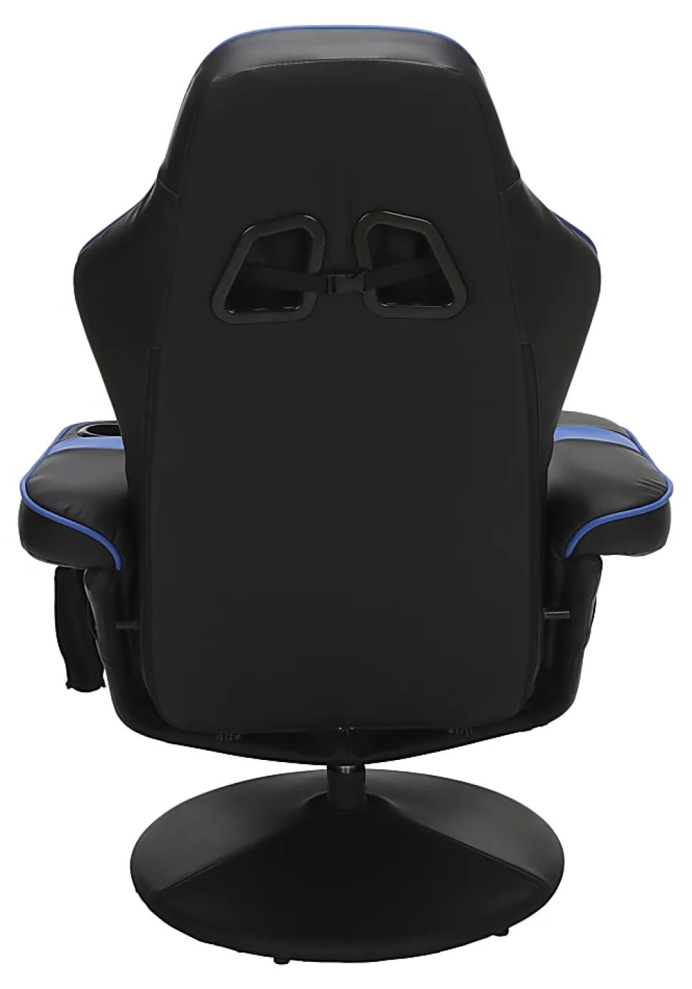 Respawn 900 Racing-Style Bonded Leather Gaming Recliner, Black/Blue