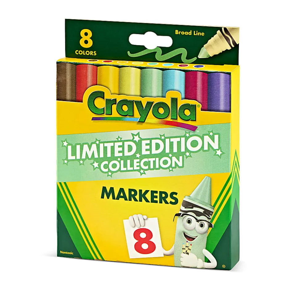 8 Retired Colors Creating 8 BL markers to match the 8ct retired crayons we are bringing back for Limited Time Only.