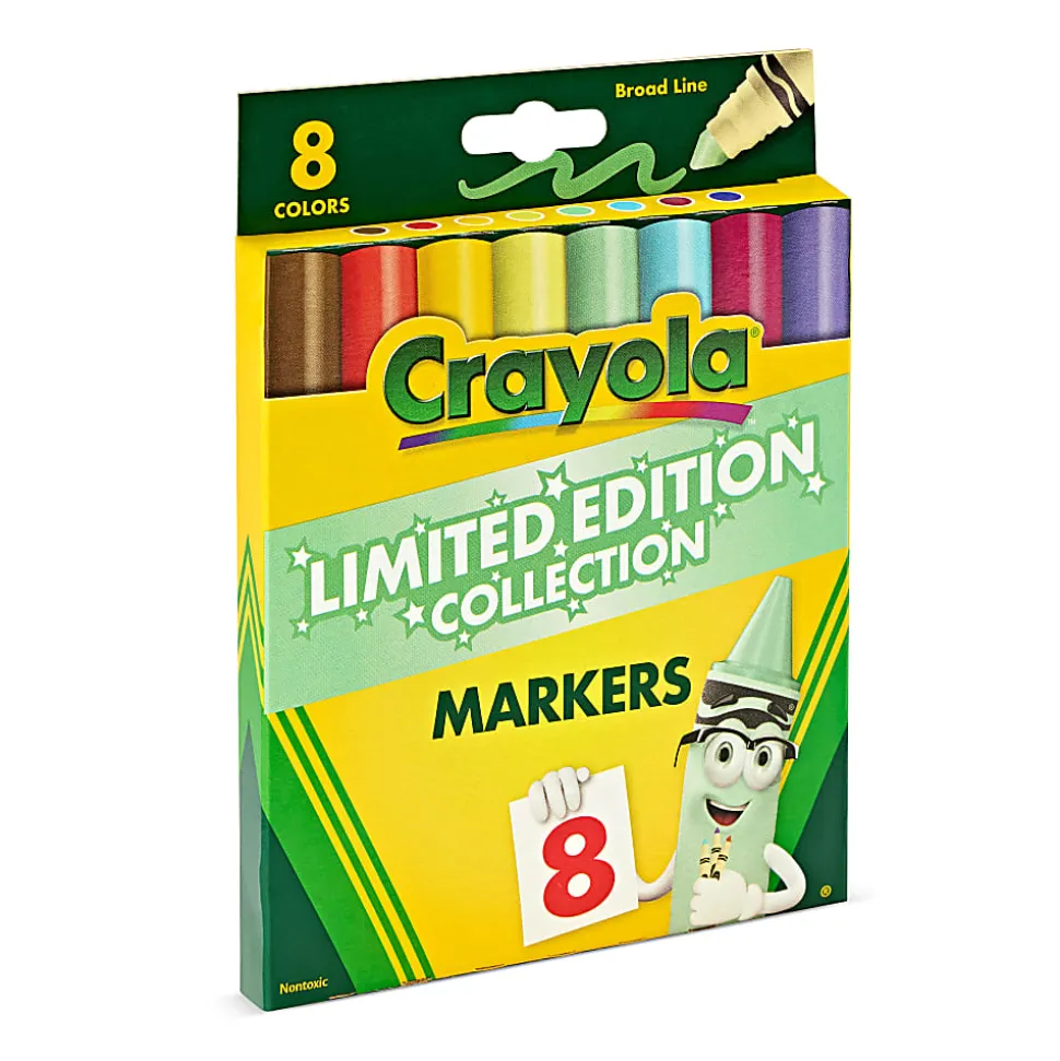 8 Retired Colors Creating 8 BL markers to match the 8ct retired crayons we are bringing back for Limited Time Only.