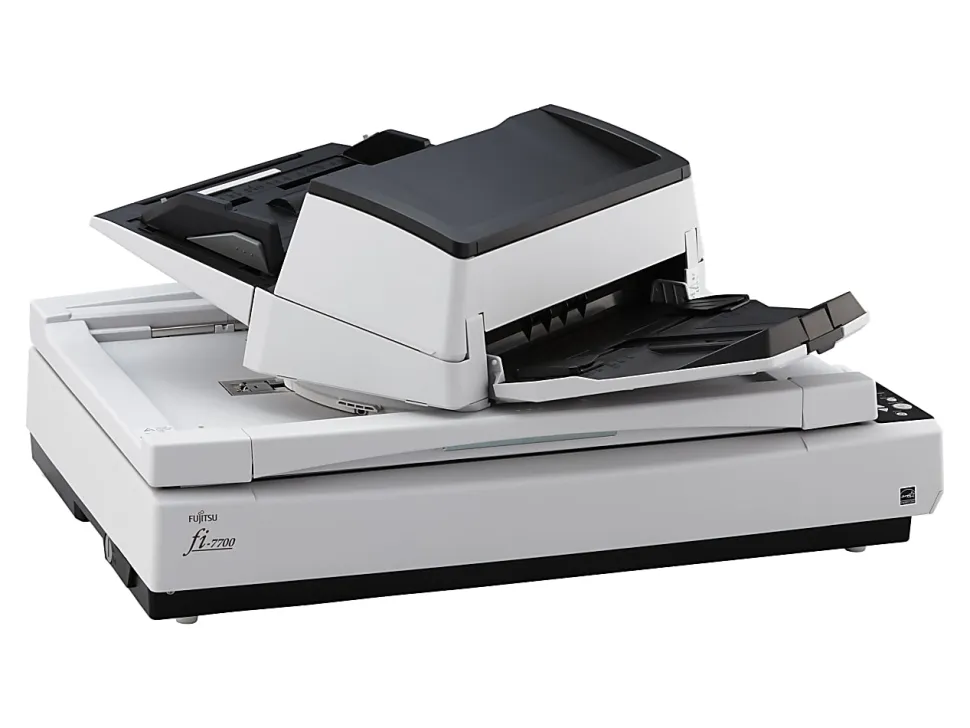 Ricoh fi 7700 - Document scanner - Triple CCD - Duplex - ARCH B - 600 dpi x 600 dpi - up to 100 ppm (mono)/up to 100 ppm (color) - PA03740B005