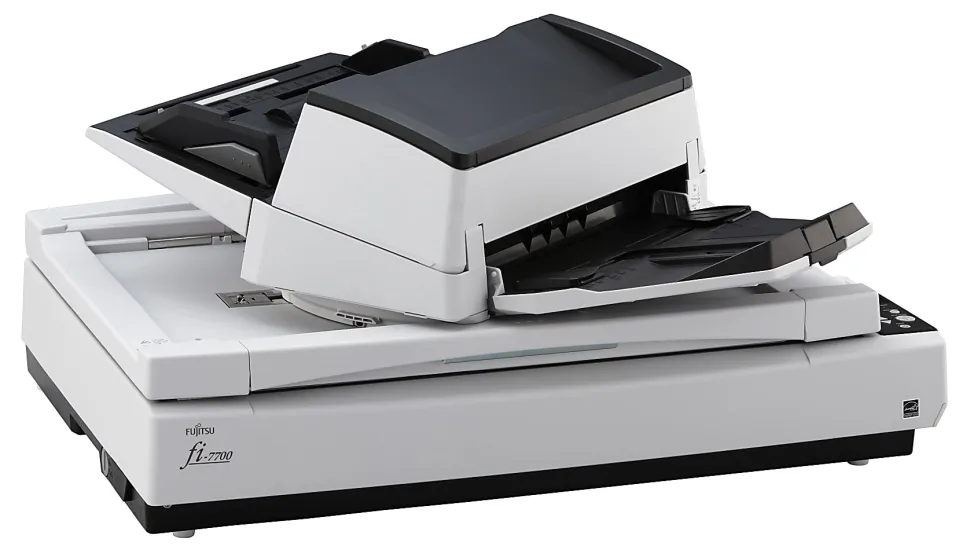 Ricoh fi 7700 - Document scanner - Triple CCD - Duplex - ARCH B - 600 dpi x 600 dpi - up to 100 ppm (mono)/up to 100 ppm (color) - PA03740B005