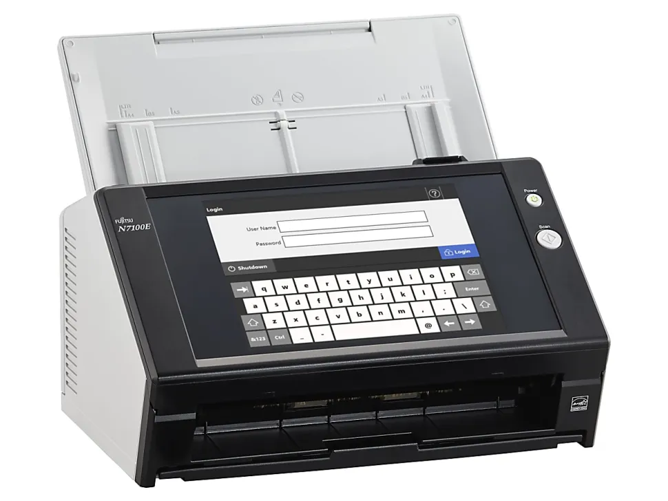 Ricoh Image Scanner N7100E - Document scanner - Dual CIS - Duplex - - 600 dpi x 600 dpi - up to 25 ppm (mono)/up to 25 ppm (color) - PA03706B505