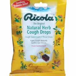 Ricola Original Natural Herb Cough Drops, Bag Of 21