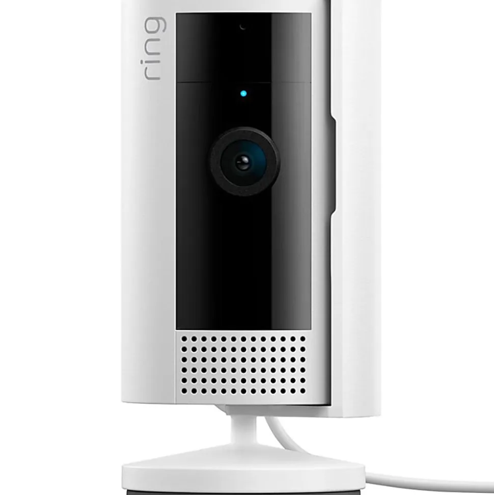 Ring Indoor Camera (2nd Gen), 3.81"H x 1.93"W x 1.93"D, White