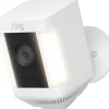 Ring Spotlight Cam Plus Battery, 5.05"H x 2.5"W x 1.08"D, White