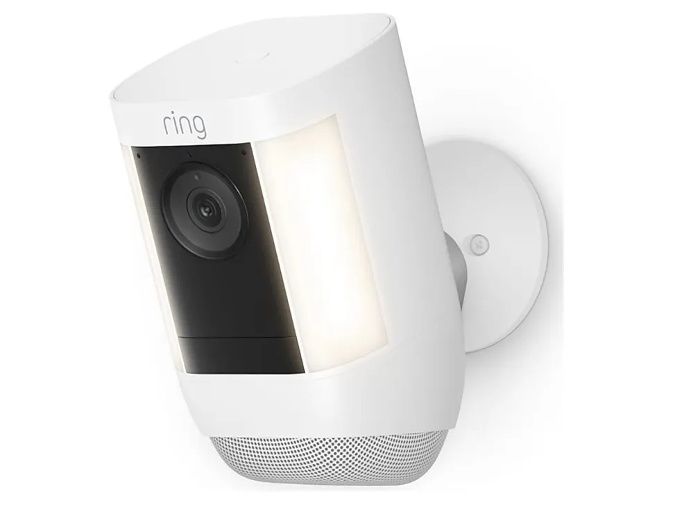 Ring Spotlight Cam Pro Battery, 3.1"H x 3.2"W x 5.7"D, White