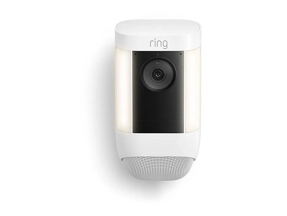 Ring Spotlight Cam Pro Battery, 3.1"H x 3.2"W x 5.7"D, White