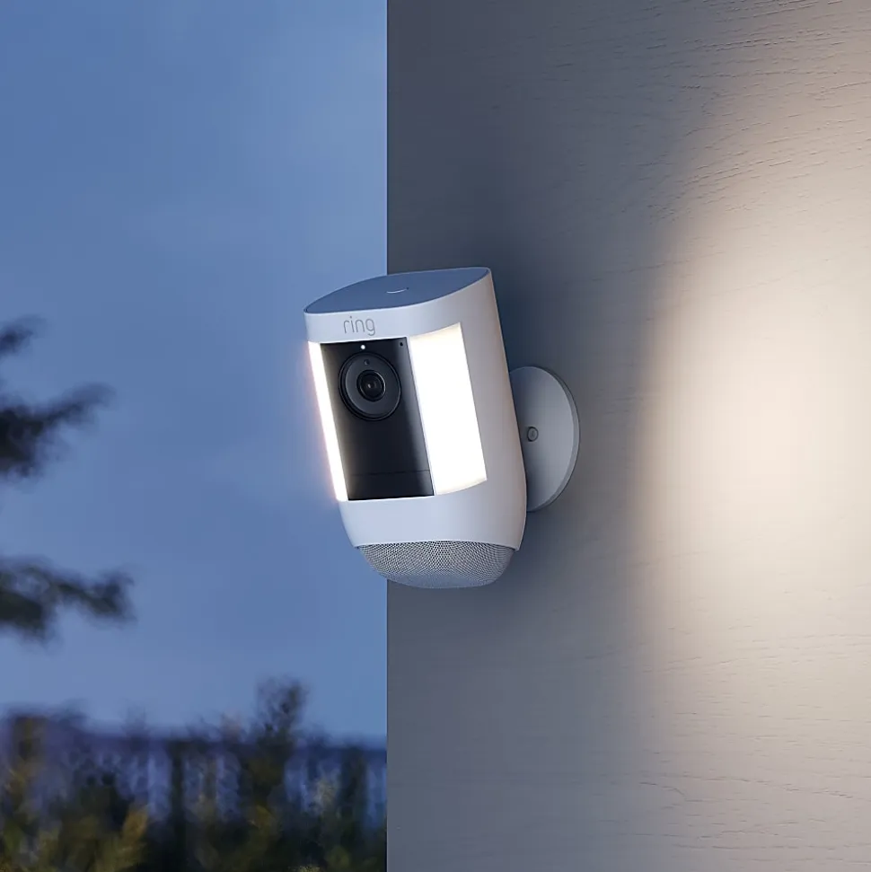 Ring Spotlight Cam Pro Battery, 3.1"H x 3.2"W x 5.7"D, White