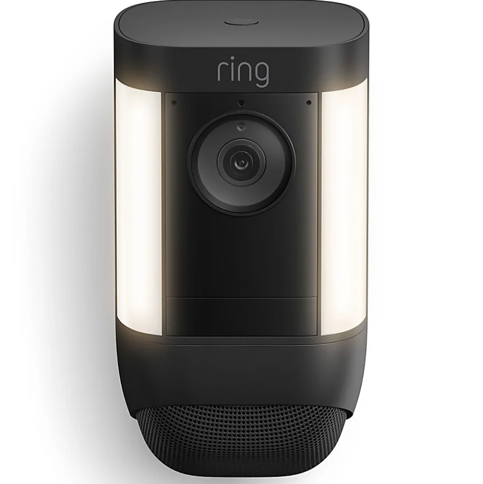 Ring Spotlight Cam Pro Battery, 3.1"H x 3.2"W x 5.7"D, Black