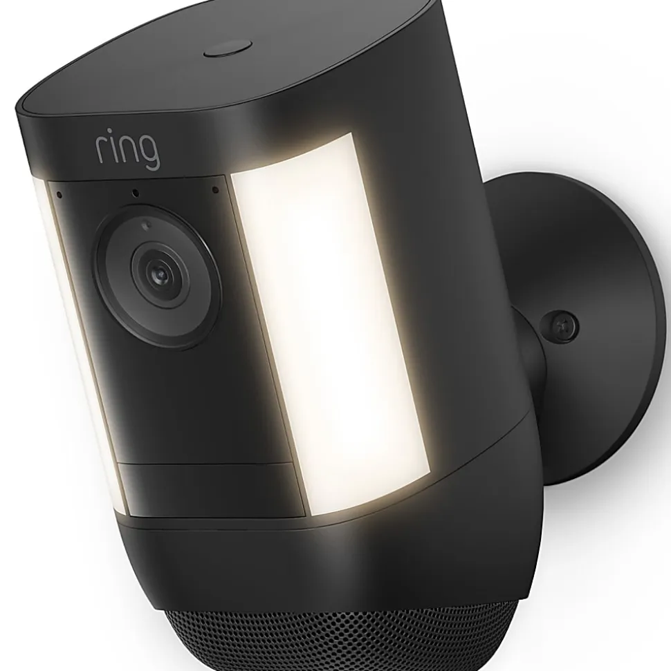 Ring Spotlight Cam Pro Battery, 3.1"H x 3.2"W x 5.7"D, Black