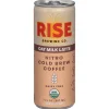 Rise Brewing Co. Nitro Cold Brew Coffee Oat Milk Lattes, 7 Oz, Total Qty 12