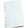 Rite in the Rain® All-Weather Loose-Leaf Copy Paper, 5 Reams, Field Grid, 4 5/8" x 7", 500 Sheets Per Case, 0.54 Lb, 85 Brightness